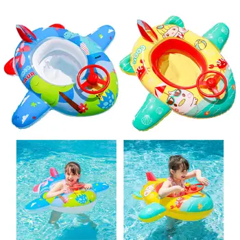 Надувной самолет для плавания в бассейне для мальчиков и девочек Игрушки для плавания