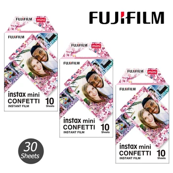 Новая Пленка Fujifilm Instax Mini Instax Mini 12 9 С Дизайном Конфетти Для Fuji Mini 11 8 7s 25 26 70 90 Пленка Для Фотоаппаратов Мгновенной Печати Бумага