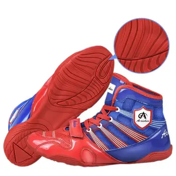 Новое поступление, мужские боксерские кроссовки, женские дышащие борцовские ботинки для мужчин, борцовская обувь роскошного бренда, нескользящая боксерская обувь унисекс
