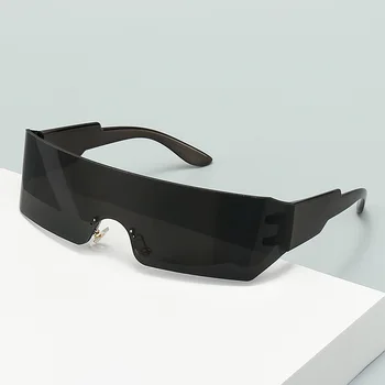 Новые женские Спортивные тренды Солнцезащитные очки Мужские Модные Очки в стиле панк Y2k Очки Брендовые Дизайнерские Зеркальные Спортивные очки UV400 Goggle