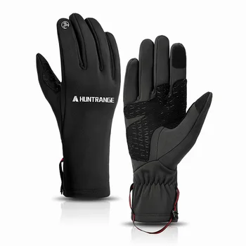 Новые зимние лыжные теплые мужские и женские спортивные перчатки на флисовой подкладке для активного отдыха, Ветрозащитные Водонепроницаемые перчатки для бега с сенсорным экраном, перчатки для верховой езды