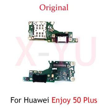 Оригинал для Huawei Enjoy 50 Plus USB порт для зарядки разъем для док-станции Гибкий кабель Запасные части