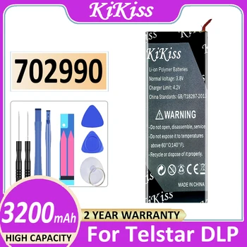 Оригинальный аккумулятор KiKiss 702990 3200 мАч для Telstar DLP Digital Bateria