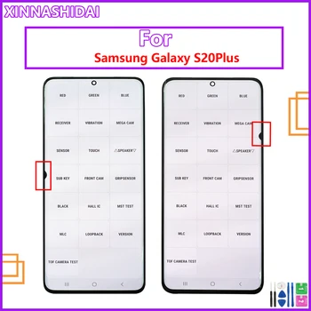 Оригинальный ЖК-дисплей Для Samsung Galaxy S20 Plus LCD G985 G985F/DS ЖК-дисплей + Сенсорный Экран С Дефектом Дигитайзера В сборе