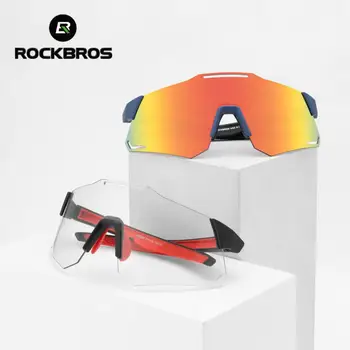 Официальные Велосипедные очки Rockbros Солнцезащитный Крем Поляризованные Фотохромные Солнцезащитные очки UV400 Очки для рыбалки и пешего туризма Очки