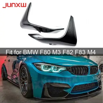 Передние Разветвители из Углеродного Волокна, Фартук для BMW 3 Серии F80 M3 4 Серии F82 F83 M4 2014-2017 FRP Передние Разветвители