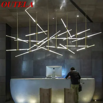 Подвесное освещение OUTELA Nordic, светодиодная современная креативная Персонализированная художественная люстра, декор для дома, стойки регистрации отеля