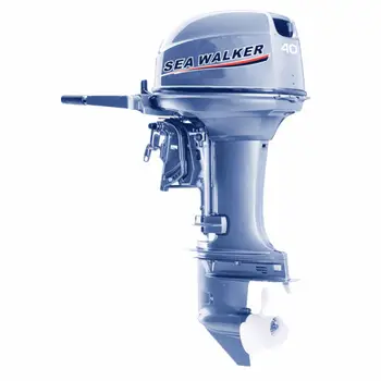 Подвесной мотор Seawalker лодочный двигатель E40X 2-тактный 40 л.с. с коротким валом