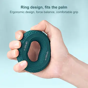 Полезное кольцо для захвата пальцев, компактный Размер, усиливающий захват, 5 цветов, тяжелый захват, тренажер для пальцев рук