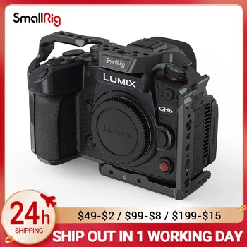 Полный Каркас камеры SmallRig для Panasonic LUMIX GH6 Со Встроенной Быстроразъемной Пластиной Arca-Swiss Портативный Комплект Каркаса Камеры 3784