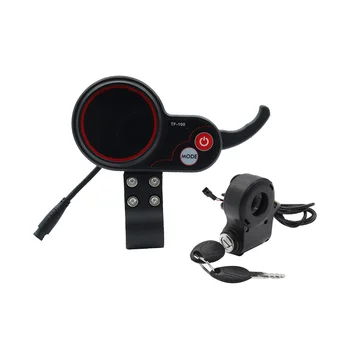 Приборная панель с дисплеем TF-100 6Pin + ключ от замка зажигания, спидометр для скутера, запчасти для электрического скутера Kugoo M4