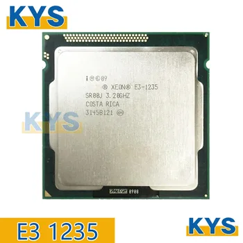 Процессор Intel Xeon для E3-1235 E3 1235 с частотой 3,2 ГГц оснащен четырехъядерным процессором 6M 95W LGA 1155