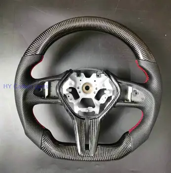Рулевое колесо из 100% настоящего углеродного волокна для Infiniti 2018 + Q50 Q60