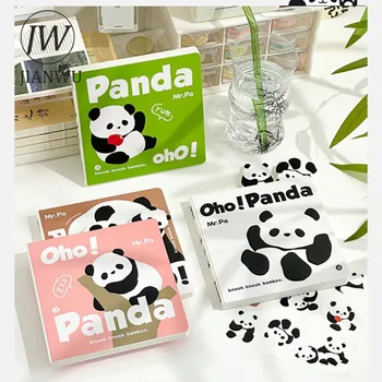 Серия JIANWU 100 листов Panda Is Coming Простой Мультяшный квадратный блокнот Креативный декор для журнала DIY Студенческие принадлежности Канцелярские принадлежности