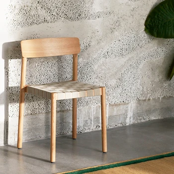 Скандинавские Эстетичные Обеденные стулья Туалетный столик Удобный Деревянный Уникальный обеденный стул для чтения в отеле Cadeira Gamer Мебель для дома WJ45XP