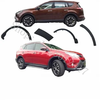 Стайлинг автомобиля Toyota RAV4 RAV 4 2016-2018 Аксессуары, расширители колесных арок, Пластиковая отделка колесных арок