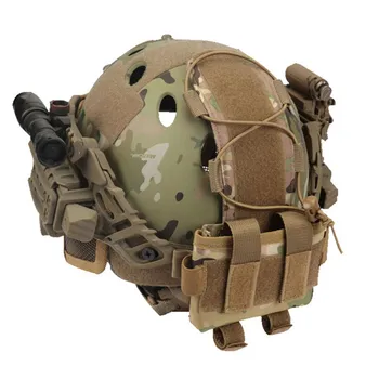 Тактический быстрый чехол для шлема Съемный батарейный отсек MK2 Шлем Страйкбольный Охотничий камуфляж Военный Боевой Противовес Сумки
