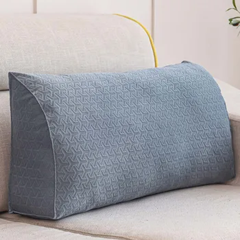 Треугольная подушка для талии, Скандинавская подушка для односпального дивана, подушка для изголовья кровати в спальне, моющаяся и съемная Мягкая подушка