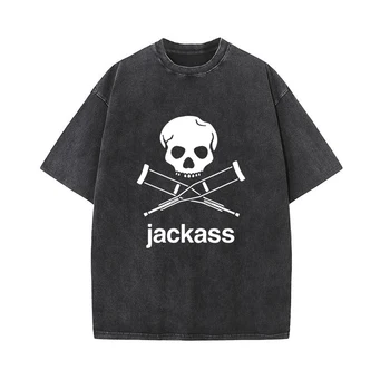 Футболка для беременных с логотипом lassic Jackass, графическим принтом, футболка с круглым вырезом и коротким рукавом, топы для беременных, одежда для мамы, выстиранная винтажная футболка