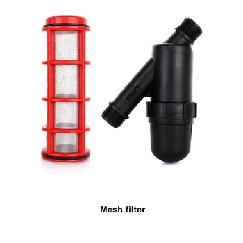 Черный высокопроизводительный сетчатый фильтр для эффективной очистки воды Герметичность хорошая, фильтр из АБС-пластика моющийся