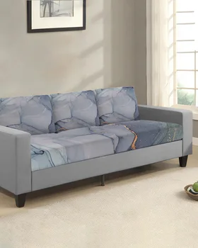 Чехол для подушки сиденья дивана с мраморной текстурой, защита мебели, Эластичный моющийся съемный чехол для дивана, эластичные чехлы для диванов