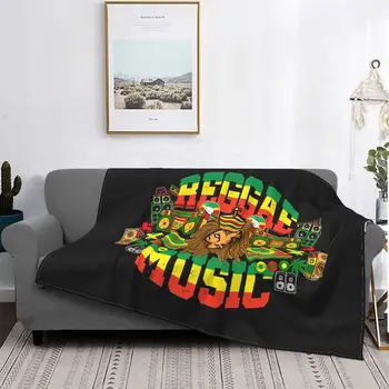 Ямайское Одеяло Rasta Lion Фланелевое Летнее Judah Sound System Dub Dancehall Дышащие Тонкие Пледы Для Плюшевого Тонкого Одеяла